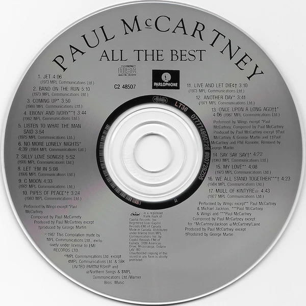 Paul McCartney - All The Best ! (CD, Comp, RP) - Image 3