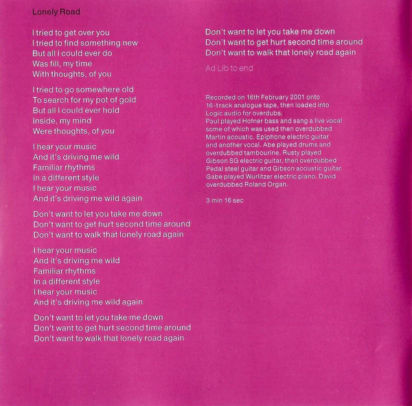 Paul McCartney - Driving Rain (CD, Album) - Image 5