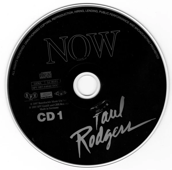 Paul Rodgers - Now & Live (The Loreley Tapes...) (CD, Album + CD, Album + Comp, Ltd, Num) - Image 4