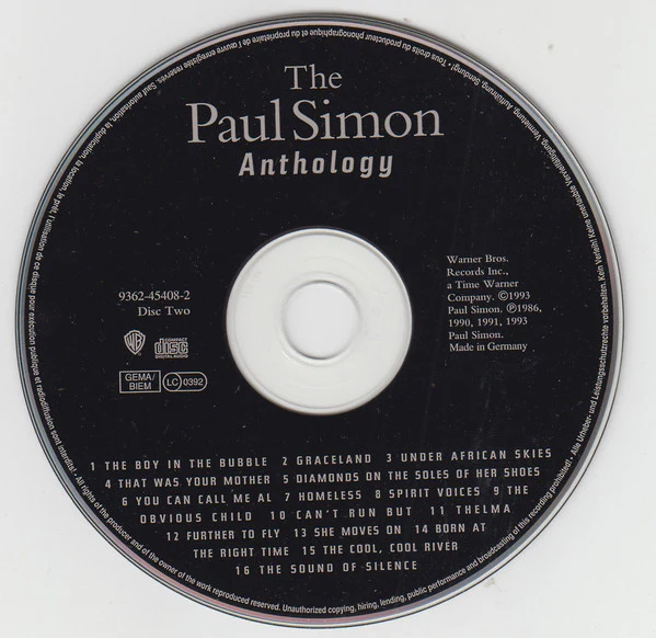 Paul Simon - The Paul Simon Anthology (2xCD, Comp) - Image 5