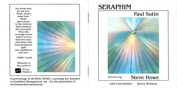Paul Sutin featuring Steve Howe - Seraphim (CD, Album) - Image 5