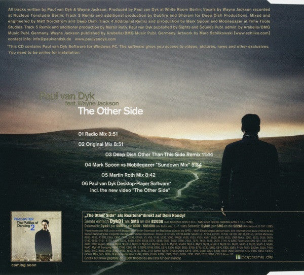 Paul van Dyk Feat. Wayne Jackson (2) - The Other Side (CD, Maxi) - Image 2