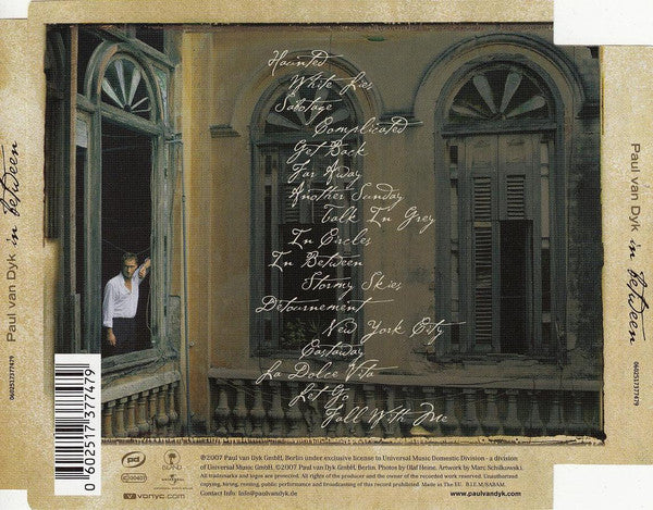 Paul van Dyk - In Between (CD, Album, Mixed) - Image 4