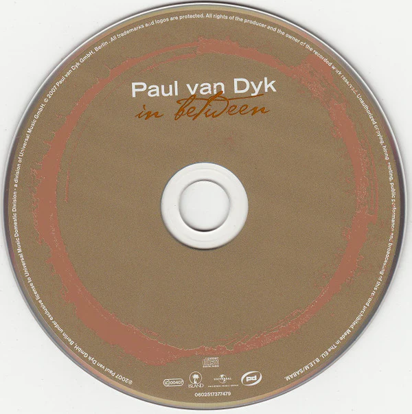 Paul van Dyk - In Between (CD, Album, Mixed) - Image 5