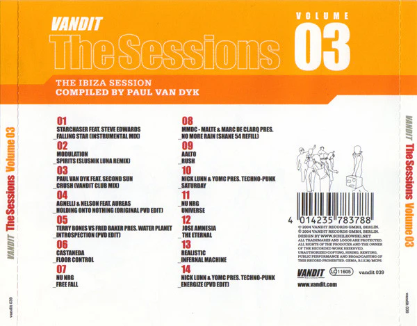Paul van Dyk - Vandit: The Sessions Volume 03 (The Ibiza Session) (CD, Comp, Mixed) - Image 2