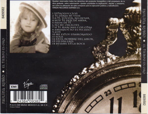 Paulina Rubio - El Tiempo Es Oro (CD, Album, RE) - Image 3
