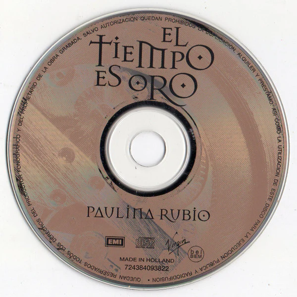 Paulina Rubio - El Tiempo Es Oro (CD, Album, RE) - Image 4