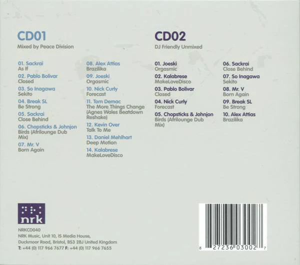 Peace Division - Coast 2 Coast (CD, Mixed + CD, Comp) - Image 2