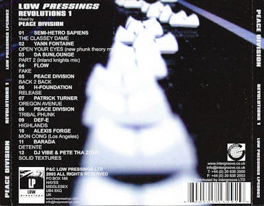 Peace Division - Revolutions 1 (CD, Comp, Mixed) - Image 4