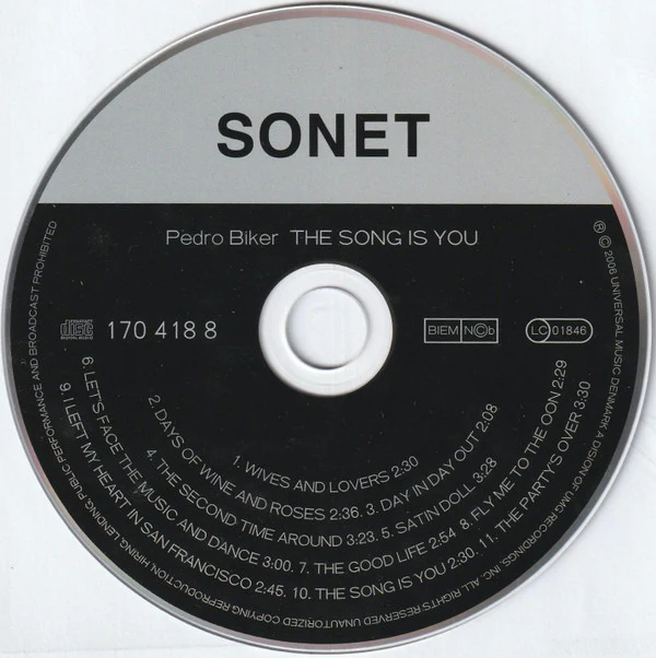 Pedro Biker - The Song Is You (CD, Album, RE) - Image 4