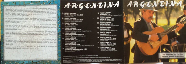 Pedro Lozano, Carlos Marco - Music Around The World: Argentina (CD, Album, Comp) - Image 5