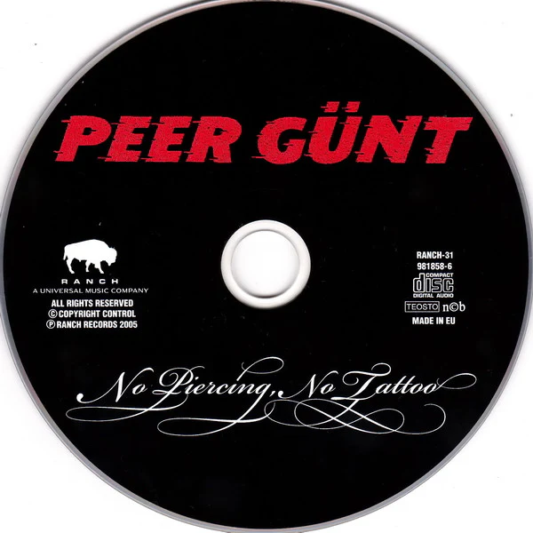 Peer Günt - No Piercing, No Tattoo (CD, Album) - Image 3