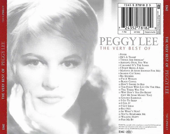 Peggy Lee - The Very Best Of Peggy Lee (CD, Comp) - Image 2