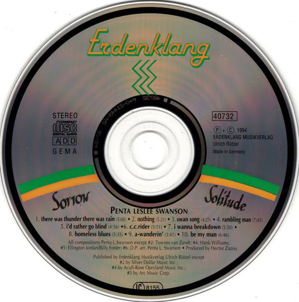 Penta Leslee Swanson - Sorrow And Solitude (CD, Album) - Image 3