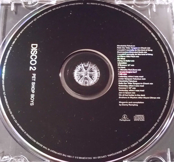 Pet Shop Boys - Disco 2 (CD, Comp, Mixed) - Image 4