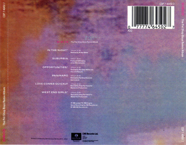 Pet Shop Boys - Disco (CD, Comp) - Image 2