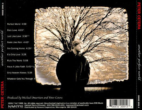 Peter Cetera - Another Perfect World (CD, Album) - Image 2