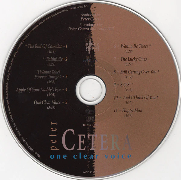 Peter Cetera - One Clear Voice (CD, Album) - Image 3