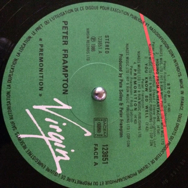 Peter Frampton - Premonition (LP) - Image 2