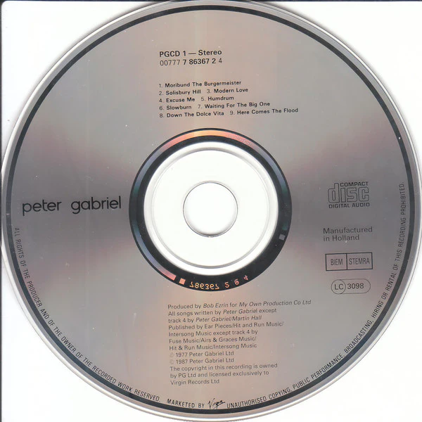 Peter Gabriel - Peter Gabriel (CD, Album, RE) - Image 3