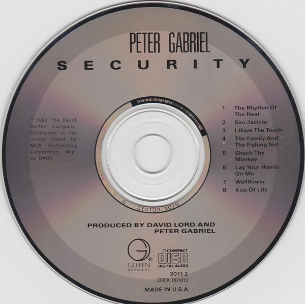 Peter Gabriel - Security (CD, Album, RE, RP) - Image 3
