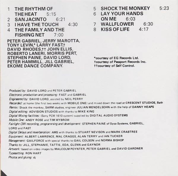 Peter Gabriel - Security (CD, Album, RE, RP) - Image 5