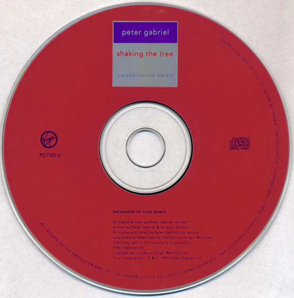 Peter Gabriel - Shaking The Tree (Sixteen Golden Greats) (CD, Comp) - Image 4