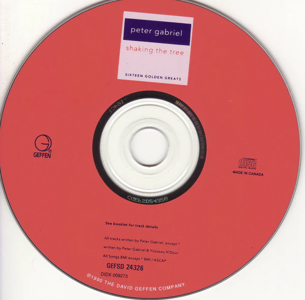 Peter Gabriel - Shaking The Tree: Sixteen Golden Greats (CD, Comp, Club) - Image 2