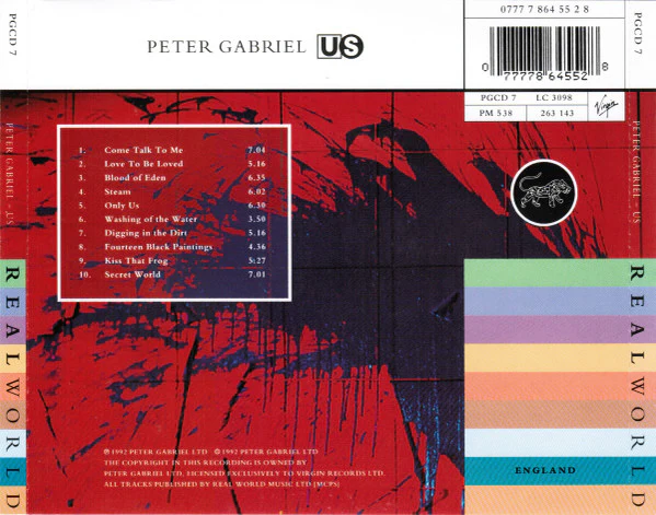 Peter Gabriel - Us (CD, Album) - Image 2