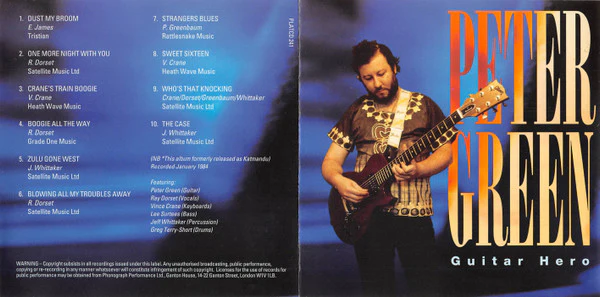 Peter Green (2) - Guitar Hero (CD, Album, RE) - Image 5