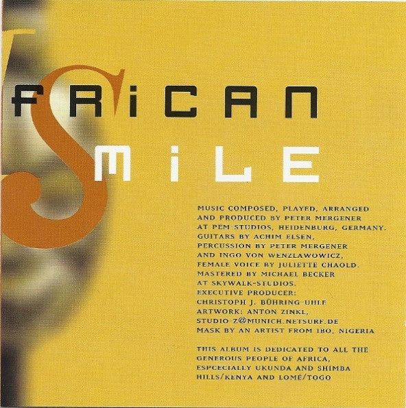 Peter Mergener - African Smile (CD, Album) - Image 2