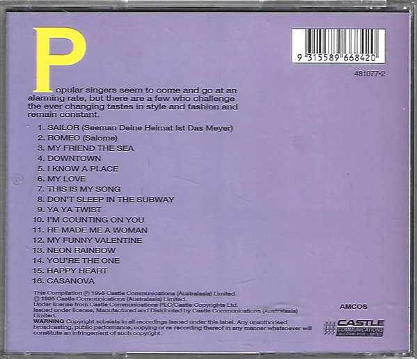 Petula Clark - 16 Most Requested Songs (CD, Album, Comp) - Image 2