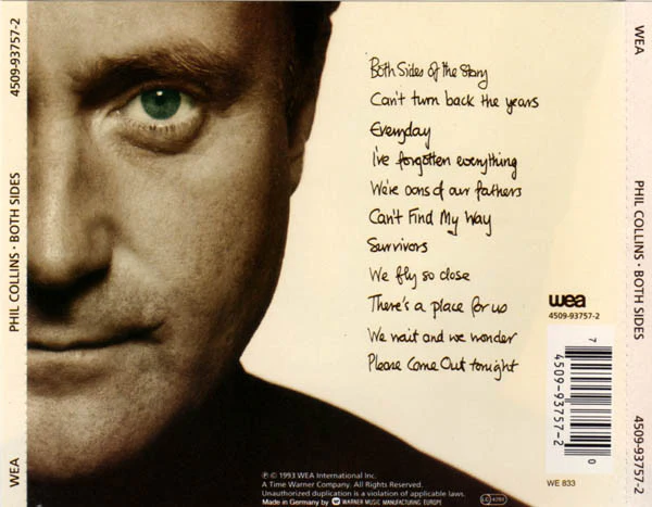 Phil Collins - Both Sides (CD, Album) - Image 2