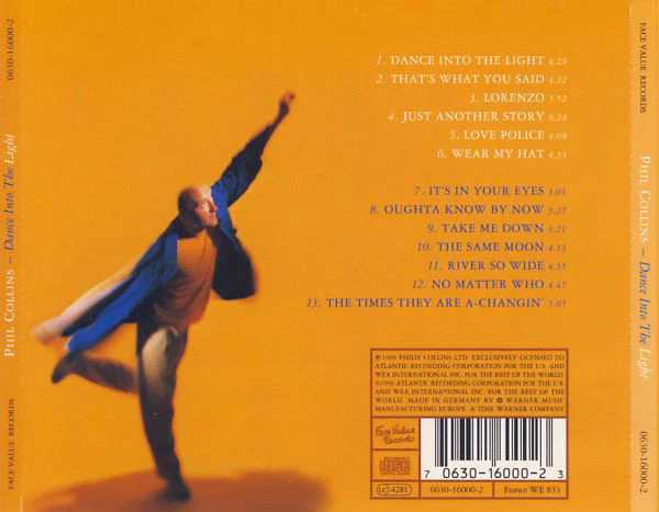 Phil Collins - Dance Into The Light (CD, Album) - Image 2