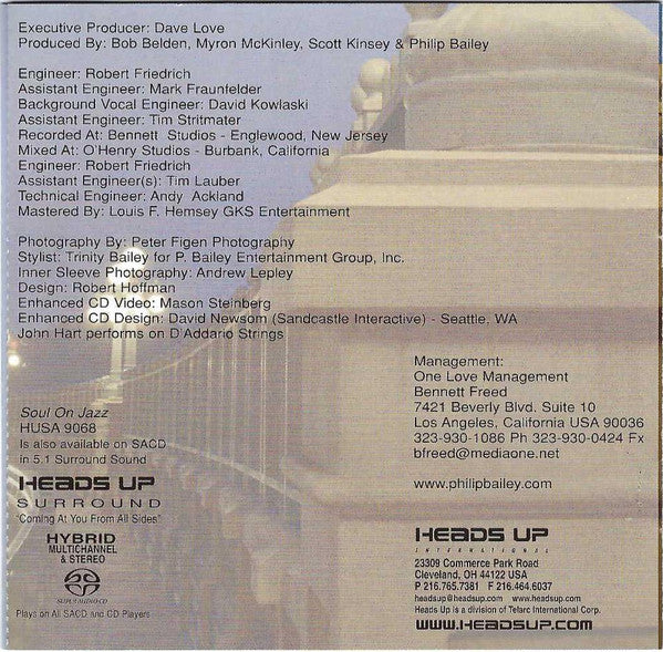 Philip Bailey - Soul On Jazz (HDCD, Album, Enh) - Image 2