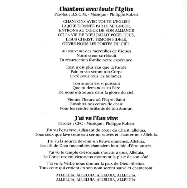 Philippe Robert, Bénédictines Du Sacré-Cœur De Montmartre - Chanton Avec Toute L'Eglise (CD) - Image 5