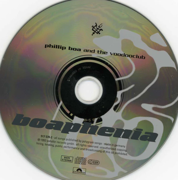 Phillip Boa & The Voodooclub - Boaphenia (CD, Album) - Image 3