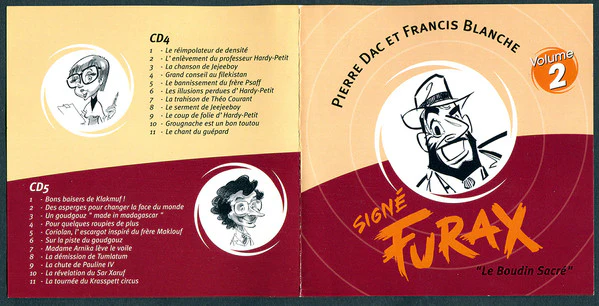 Pierre Dac Et Francis Blanche - Signé Furax - Le Boudin Sacré (Volume 2) (5xCD, Box) - Image 3