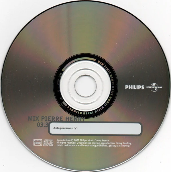 Pierre Henry - Antagonismes IV  (CD, Album, RM) - Image 3