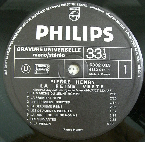 Pierre Henry - La Reine Verte (LP, RE) - Image 3