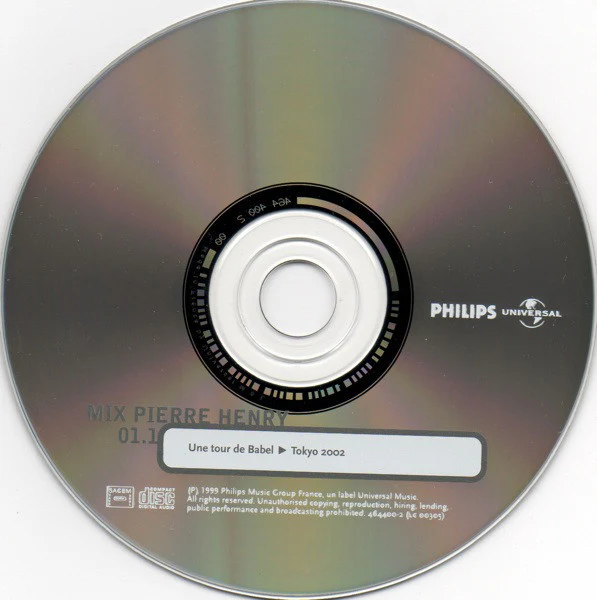 Pierre Henry - Une Tour De Babel / Tokyo 2002 (CD) - Image 3