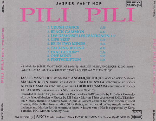 Pili Pili - Be In Two Minds (CD, Album) - Image 2
