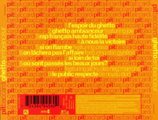 Pit Baccardi - Ghetto Ambianceur (CD, Album) - Image 2