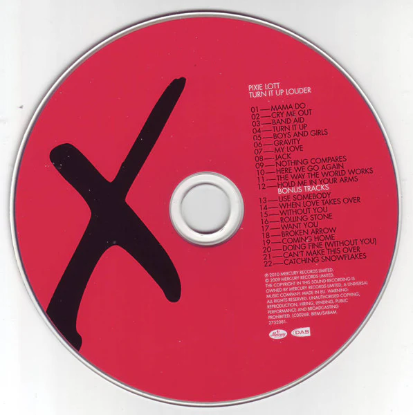 Pixie Lott - Turn It Up Louder (CD, Album, Enh, RE, EDC) - Image 3