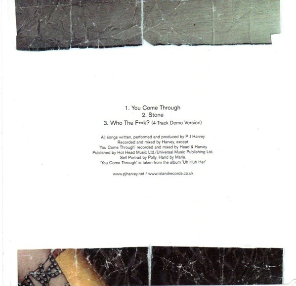 PJ Harvey - You Come Through (CD, Single, CD2) - Image 3