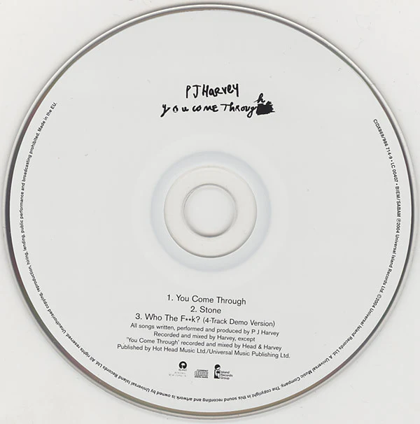 PJ Harvey - You Come Through (CD, Single, CD2) - Image 4