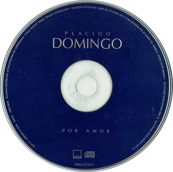 Placido Domingo - Por Amor (CD, Album) - Image 3