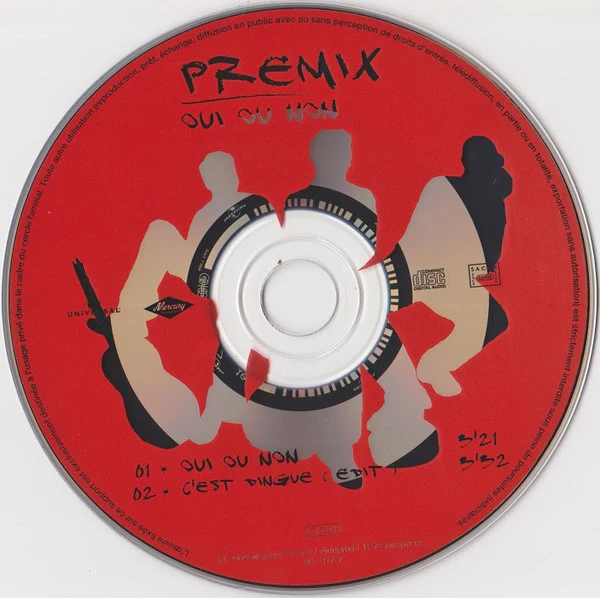 Premix - Oui Ou Non (CD, Single) - Image 3