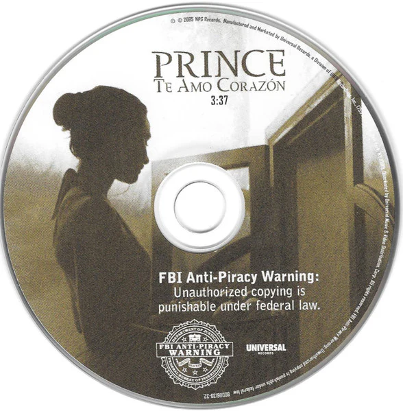Prince - Te Amo Corazón (CD, Single) - Image 3
