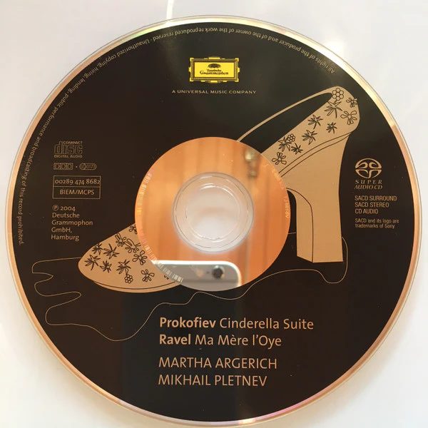 Prokofiev*, Ravel* / Martha Argerich, Mikhail Pletnev - Cinderella Suite • Ma Mère L'Oye (SACD, Album) - Image 2